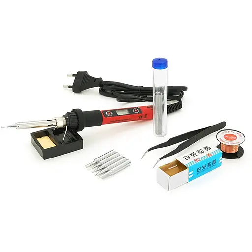 Набор инструментов для пайки ANENG SL-102, 12 предметов