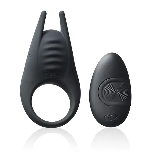 Віброкільце INTY Toys Crave 9.5 см (чорний) - фото 2