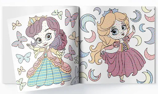 Водяні розмальовки. Принцеси на балу - фото 3