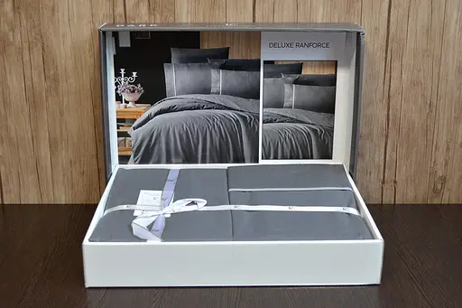 Постільна білизна Alisa Antracite Ранфорс Преміум First Choice pbe0052020 - фото 4