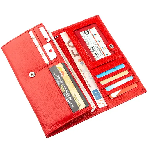 Кожаный женский кошелек ST Leather 17х9 см acs0014718 - фото 4