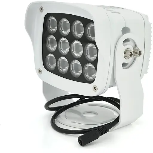 ИК-прожектор GY-IR70012 на 12 диодов, 12В, дальность освещения до 150 м, угол обзора 90°