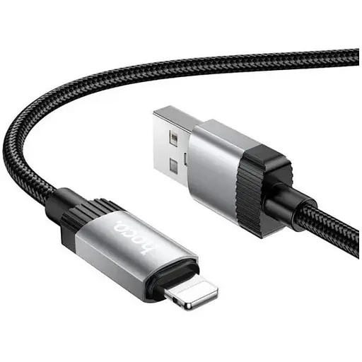 Кабель Hoco X117 Star charging data cable iP Чорний