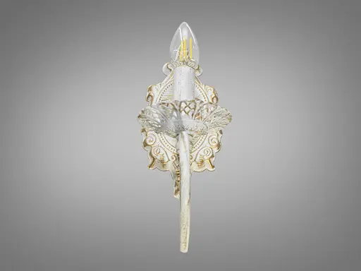 Класичне бра Diasha з витонченим різьбленим декором - фото 2