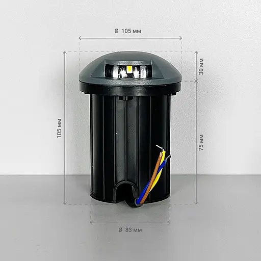 Тротуарний світильник Ø 10,5х10,5 см 1,4 Вт 3000K 1-стороннє світло | Line F | Арт. M711-1 - фото 5