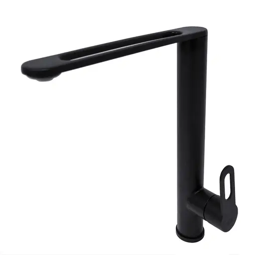 Смеситель для кухни из нержавеющей стали черный Nett OB-30 Черный - фото 2