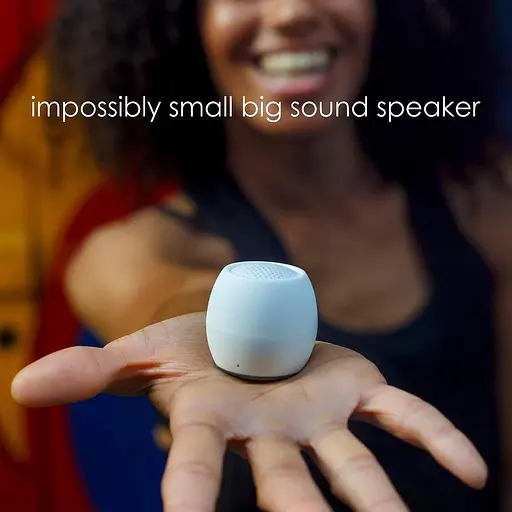 Динамик Bluetooth BoomPods Zero – мощные водонепроницаемые мини-колонки с опцией двойного сообщения и беспроводной микрофон с вел - фото 2