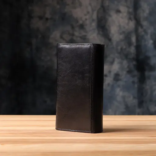 Стильный женский горизонтальный кошелек из натуральной глянцевой кожи Tony Perotti 173х9.7х3.5 см acs0032274 - фото 10