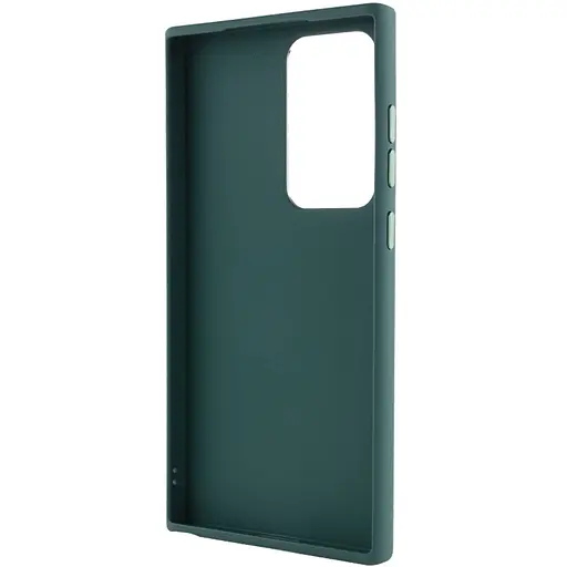TPU чехол Epik Bonbon Metal Style для Samsung Galaxy S24 Ultra Зеленый / Pine green - фото 3