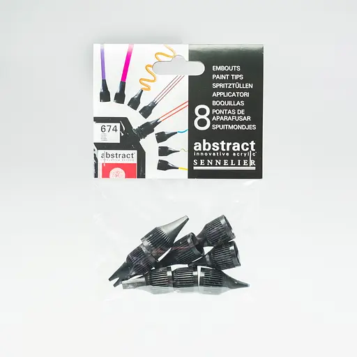 Набор насадок для акрила Sennelier Abstract, 8 шт. - фото 2
