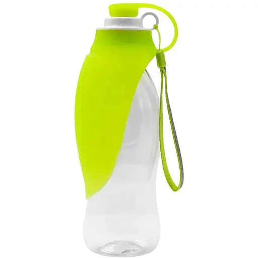 Бутылка для собак Zoofari 550 мл Ø8 х 21,5 см. прозрачная green - фото 1