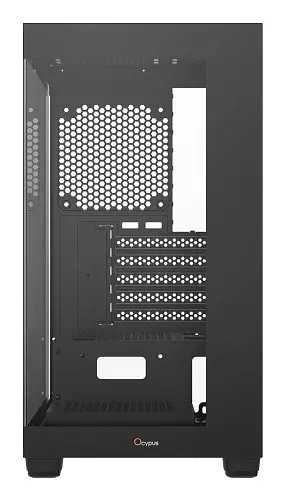 Корпус Ocypus Gamma C52, Black, Mid Tower, без БЖ, для Micro ATX / Mini ITX, 1xUSB 3.0 / 2xUSB 2.0, макс. CPU - 170 мм / GPU - 425 мм, бічна та передня панель із загартованого скла (Gamma-C52-BKD000XX-GL) - фото 8