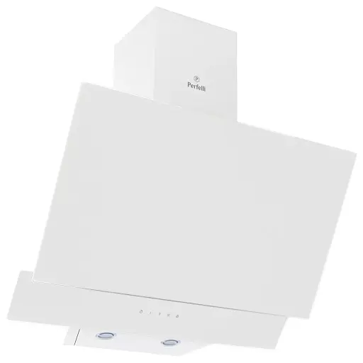 Вытяжка декоративная наклонная Perfelli DNS 6452 D 850 WH LED - фото 2