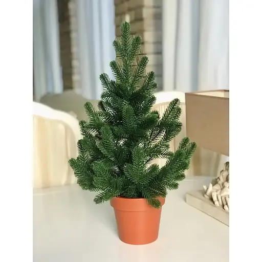 Елка Hvoya Traditional литая в горшке 50 см зеленая новинка - фото 5