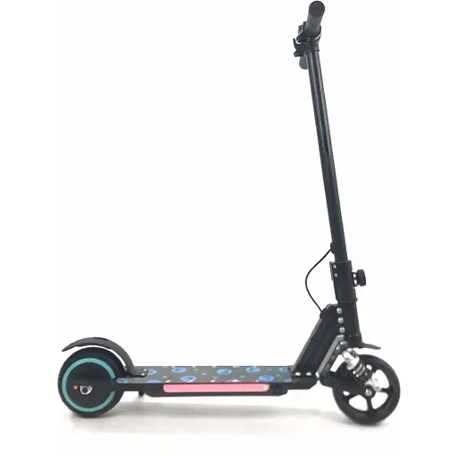 Детский Электросамокат E-Scooter ES3 LED + амортизатор Черный - фото 8