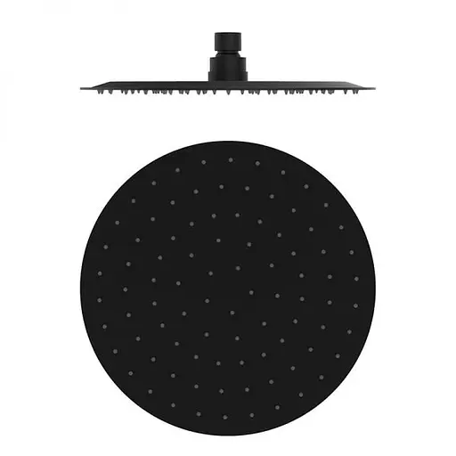 Верхний душ GRB Hydro Black 00080042, Черный - фото 1
