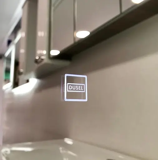 Дзеркало Dusel DE-M2071D Ø100 см, Білий - фото 2