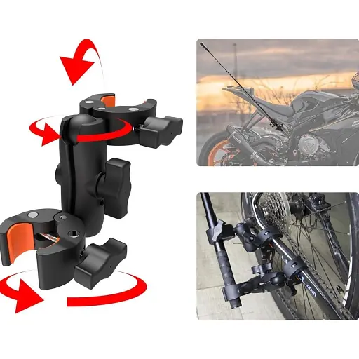 Крепление на мотоцикл AC Prof HQS-Bundle-N06 для экшн-камер с моноподом [143678] - фото 2