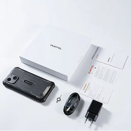 Смартфон Oulitel WP32 593" HD+ /4GB/128GB/ T606/6300mAh/IP68/20+5Мп Black - фото 8