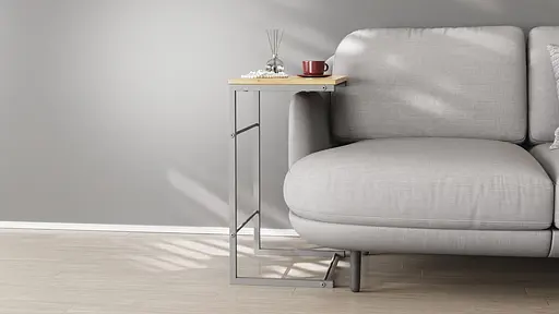 Столик Терри Ferrum-decor 650x440x330 Серый металл ДСП Дуб Артизан 16 мм (FRD-104667) - фото 7