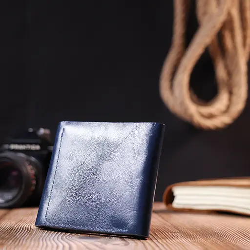 Кожаный портомный унисекс Shvigel 10.7х9.5х1.5 см acs0022847 - фото 7