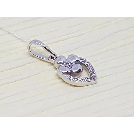 Серебряная подвеска Лазурит с фианитами. 39102р - фото 2