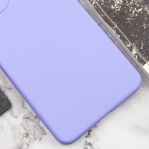 Чохол Silicone Cover Lakshmi Full Camera (AAA) для Xiaomi Redmi 10C Бузковий / Dasheen - фото 3