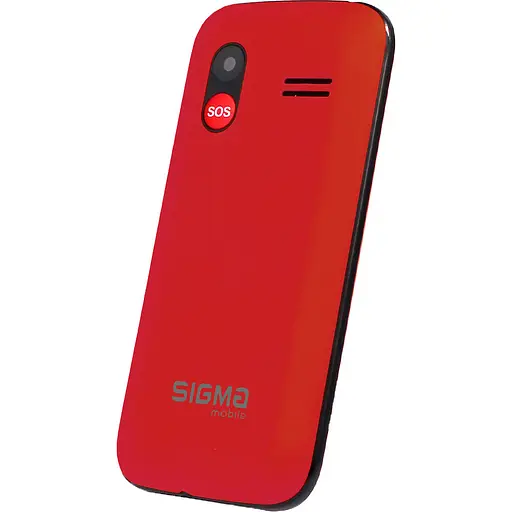 Мобільний телефон бабушкофон Sigma Mobile Comfort 50 HIT Red - фото 3