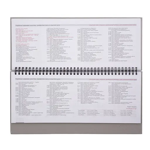 Планінг датований Buromax Monochrome 2026 зелений (BM.2495-04) - фото 3