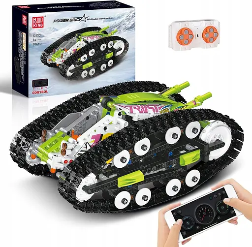 Конструктор машина на радіокеруванні MOULD KING всюдихід  Shape-shifter двосторонній позашляховик 836 деталей - фото 1