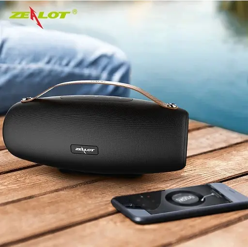 Бездротова Bluetooth колонка Zealot S27 Чорний - фото 4