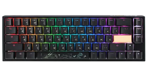 Клавіатура Ducky One 3 SF Cherry MX Red UA RGB Black (DKON2167ST-RUAPXCLAWSC1)