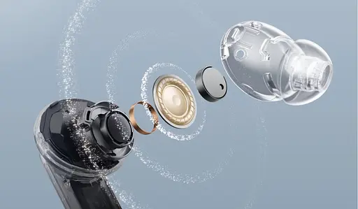 Bluetooth-гарнитура Realme Buds Air 7 Pro Metallic Grey_EU - фото 5