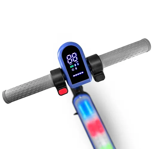 Детский электросамокат GIANT Kids ES1 синий, с LED-подсветкой деки и колес, от 4 лет - фото 3