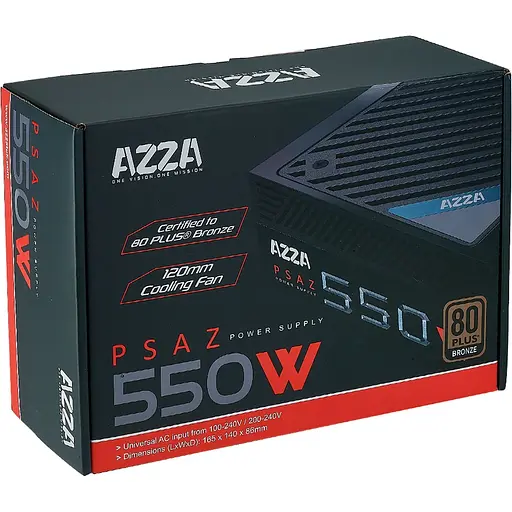 Блок живлення Azza 550W (PSAZ-550W) [141292] - фото 4