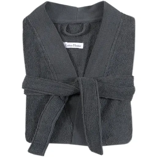 Халат-кімоно Lotus Home Vera антрацит S/M (svt-2000022350693) - фото 1