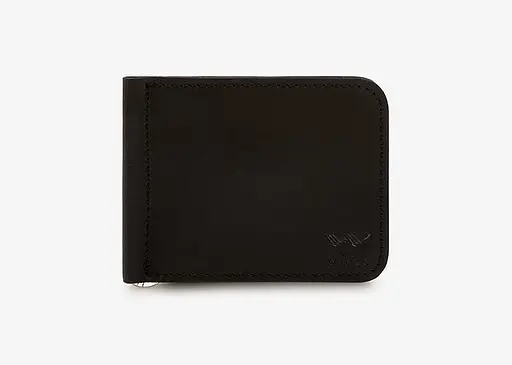 Затиск для грошей чорний вінтаж - фото 1