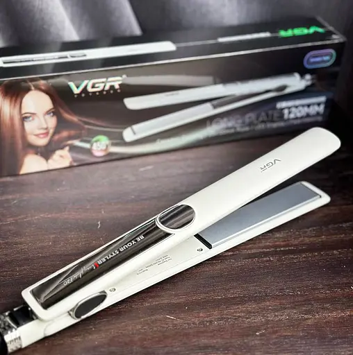 Випрямляч VGR V-518 з терморегулятором дисплеєм керамічним покриттям 35 Вт - фото 4