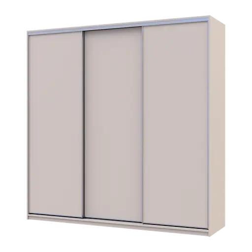 Шафа купе Doros Сіті Лайт Кашемір 3 ДСП 225х60х225 (80736377)