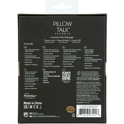 Минивибромассажер Pillow Talk Secrets - Pleasure - Clitoral Vibrator Wand - фото 8