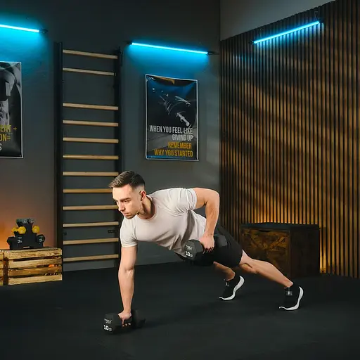 Гантелі для фітнесу Trex Sport неопренові TX-100VD 2x10кг - фото 8