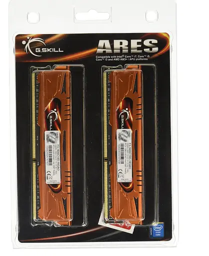 Оперативна пам'ять DDR3 16G KIT 2x8G 1600MHz G.Skill Ares Orange CL10 box F3-1600C10D-16GAO - фото 2