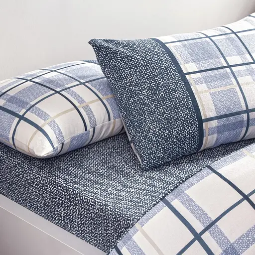 Постельное белье Ares Mavi Фланель / простыня на резинке Tac pbe0051673 - фото 3