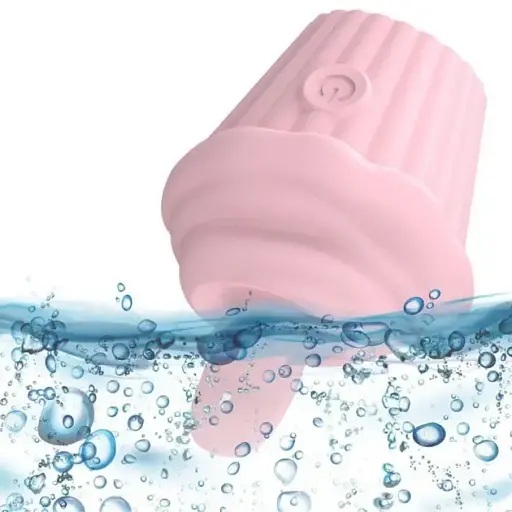 Стимулятор вібратор для сосків та клітора I’MCUM Ice Cream Lick Блакитний (7970379617681) - фото 9