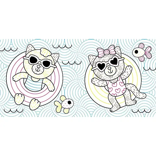 Водная раскраска Мир вокруг меня "Лето" Ранок 1806001, 12 страниц - фото 3