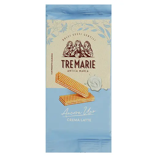 Вафлі Tre Marie Ancora Uno з молочним кремом 45 г
