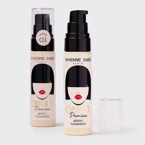 Тональный крем Vivienne Sabo Cabaret Premiere Artistic Foundation со сценическим эффектом тон 01 (Vanille) 25 мл - фото 3