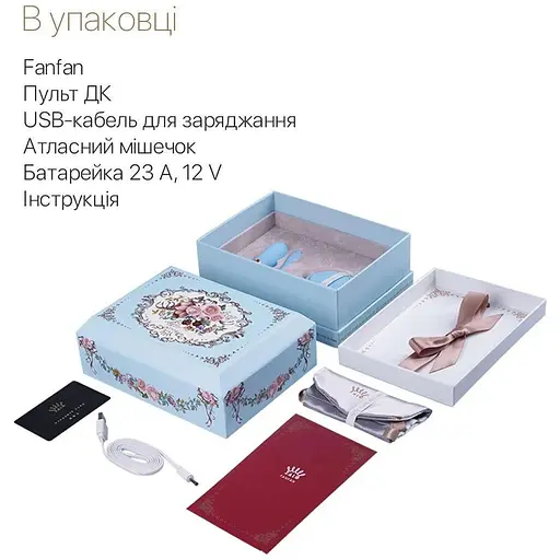 Смарт-вібратор для пар Zalo Fanfan set Royal Blue пульт дистанційного керування - фото 8