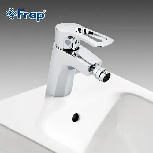 Смеситель для биде Frap F5066 однорычажный латунный Хром 30412 - фото 4