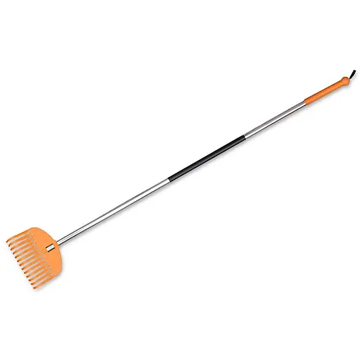 Граблі пластикові Bradas TQ 13 зубців з алюмінієвим черенком TQ-G13TA - фото 1
